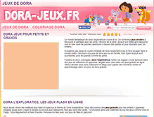 Tablet Screenshot of dora-jeux.fr
